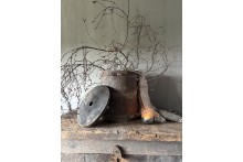 Oude houten ton met deksel Nr 4